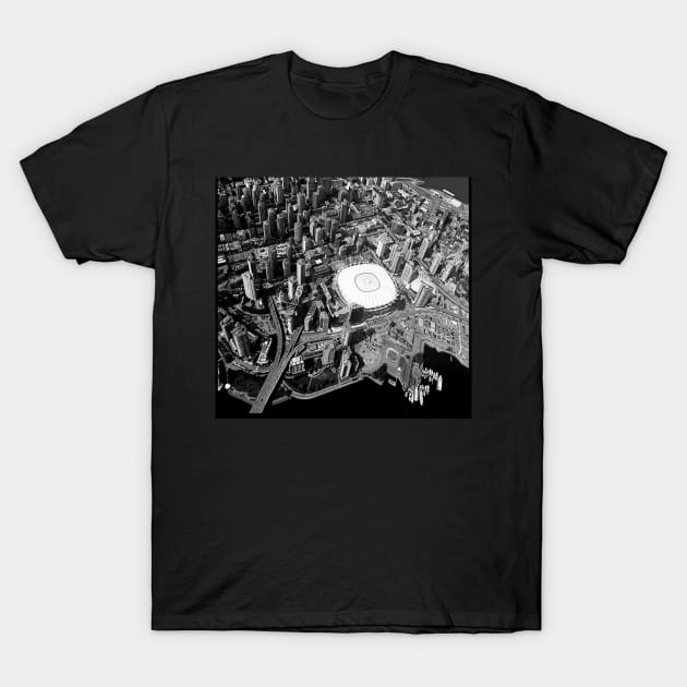 BC Place Aerial Photograph T-Shirt by ArtAndBliss